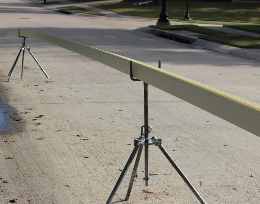 Elite Gutters uses a seamless gutter machine to custom fabricate seamless Gutters on location.